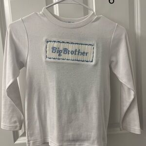 Kids Long Sleeve Tee with 'Big Brother' Design